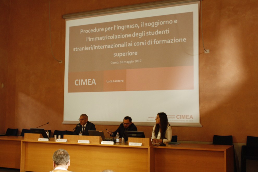 Present. I Sessione-Coord. Dr. Candeloro Bellantoni, Dir. Gen. Unive. degli Studi Milano